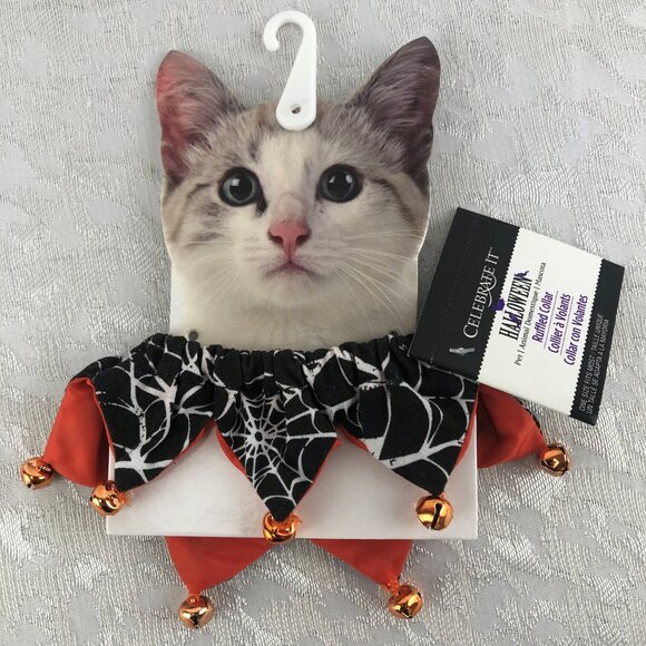 Celebrate It Halloween Ruffled Collar/Wristband/Hair Scrunchie (Set of 2) - Picture 3 of 10